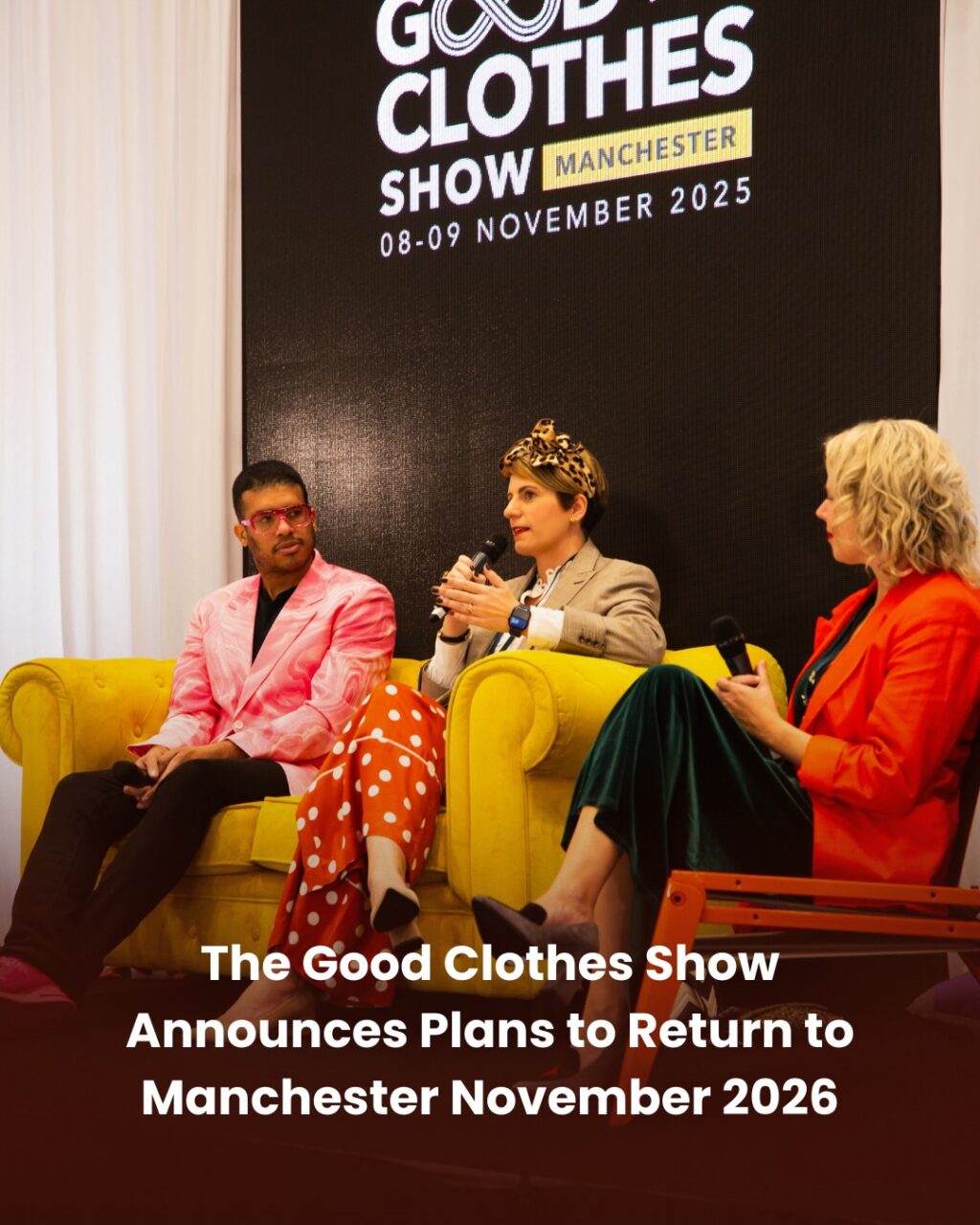 Instagram post from thegoodclothesshow. This post is in position 3.